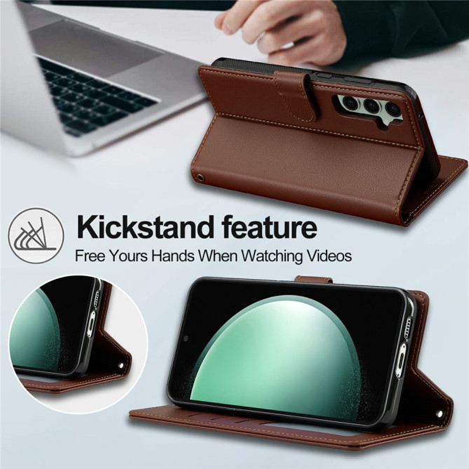 Housse Samsung Galaxy A37 LC.IMEEKE L2 Portefeuille Magnétique