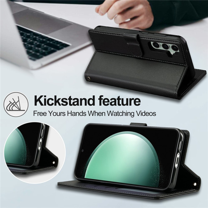 Housse Samsung Galaxy A37 LC.IMEEKE L2 Portefeuille Magnétique