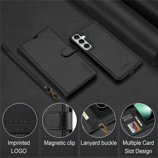 Housse Samsung Galaxy A37 LC.IMEEKE L2 Portefeuille Magnétique