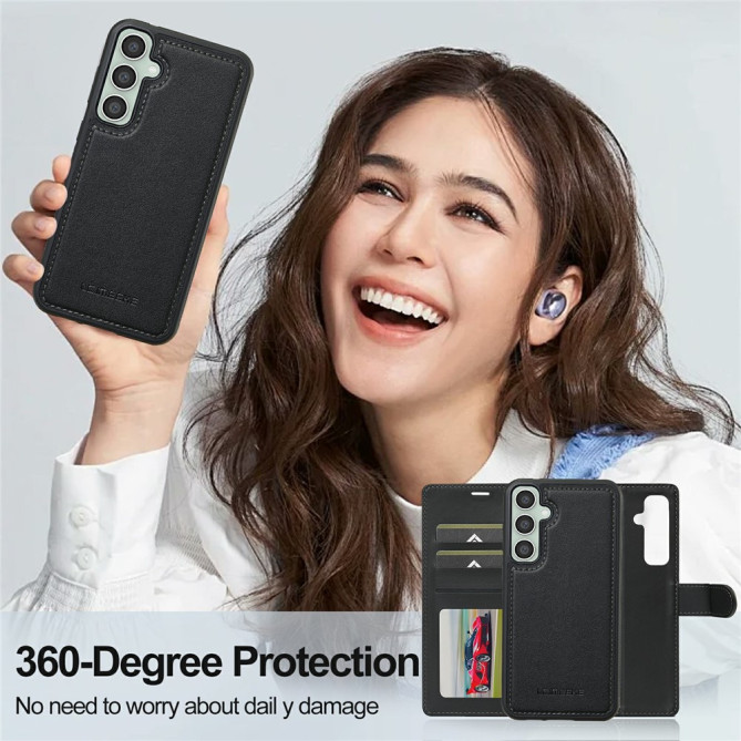 Housse Samsung Galaxy A37 LC.IMEEKE L2 Portefeuille Magnétique