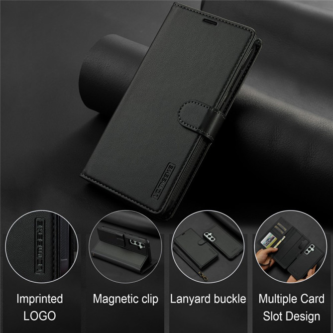 Housse Samsung Galaxy A37 LC.IMEEKE L2 Portefeuille Magnétique