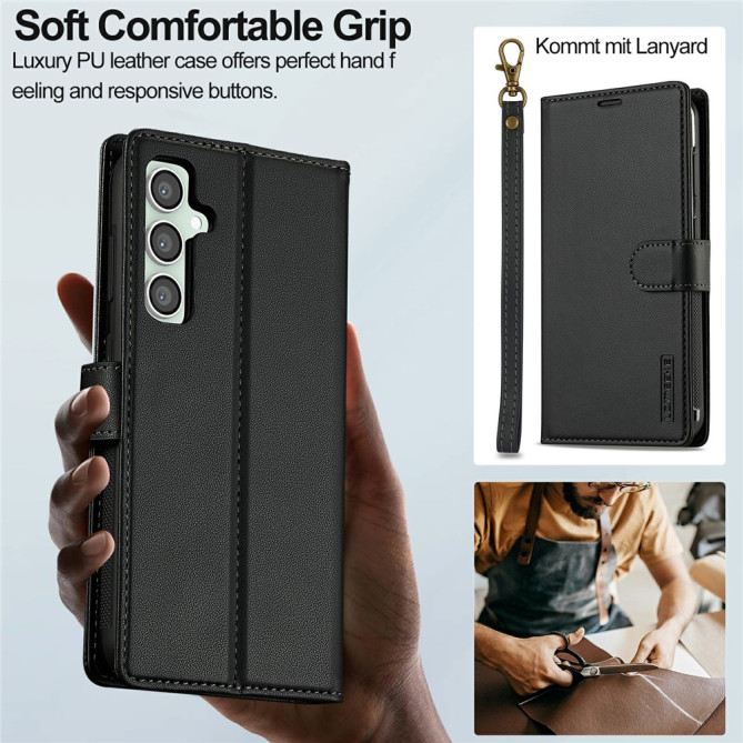 Housse Samsung Galaxy A37 LC.IMEEKE L2 Portefeuille Magnétique