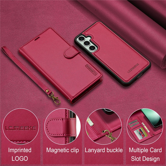 Housse Samsung Galaxy A37 LC.IMEEKE L2 Portefeuille Magnétique