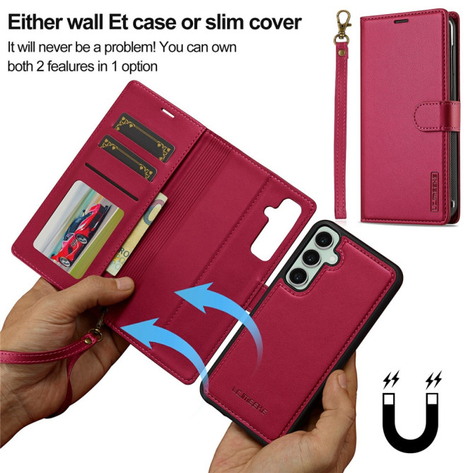 Housse Samsung Galaxy A37 LC.IMEEKE L2 Portefeuille Magnétique