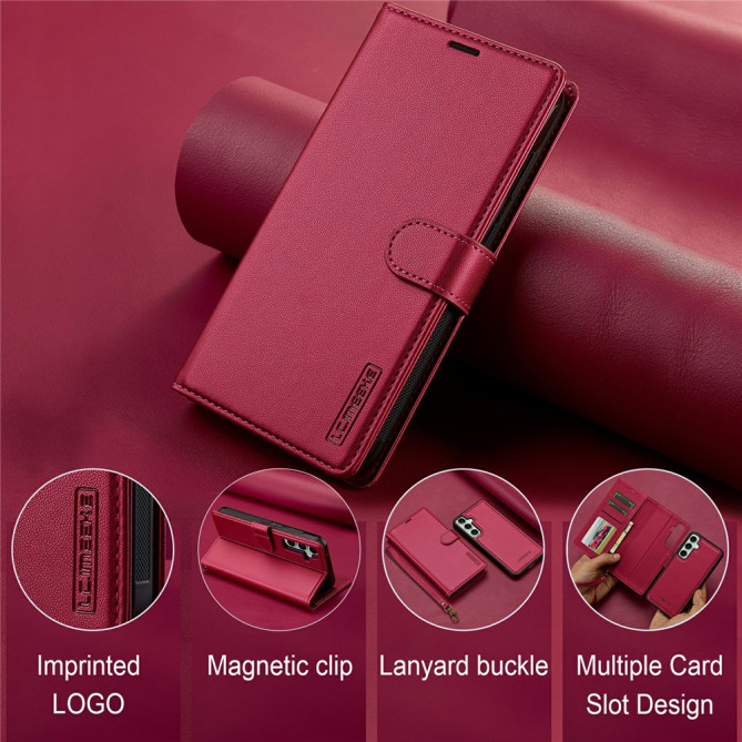 Housse Samsung Galaxy A37 LC.IMEEKE L2 Portefeuille Magnétique