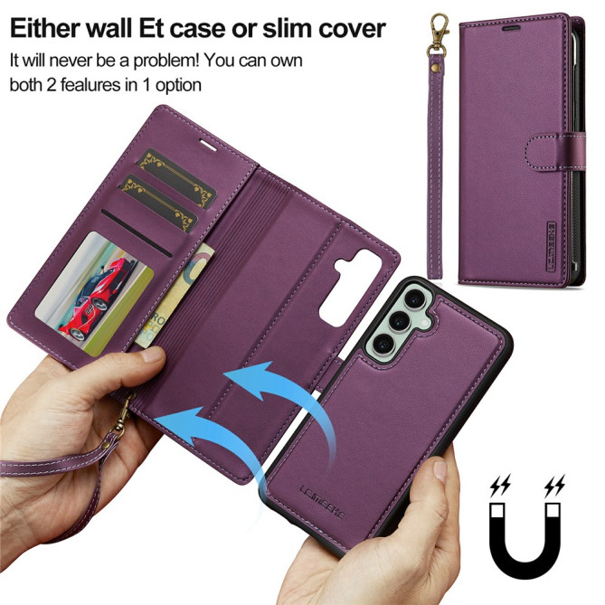 Housse Samsung Galaxy A37 LC.IMEEKE L2 Portefeuille Magnétique