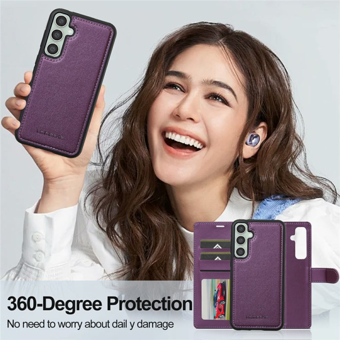 Housse Samsung Galaxy A37 LC.IMEEKE L2 Portefeuille Magnétique