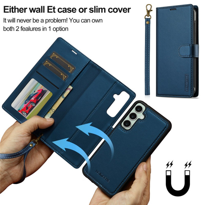 Housse Samsung Galaxy A37 LC.IMEEKE L2 Portefeuille Magnétique