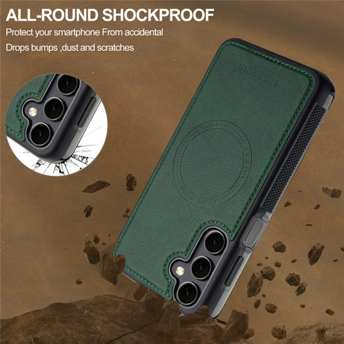 Coque Samsung Galaxy A37 LC.IMEEKE L5 Portefeuille Détachable