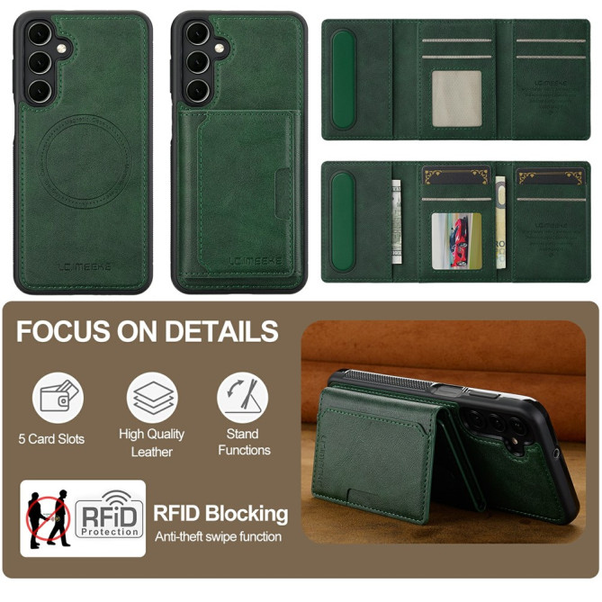 Coque Samsung Galaxy A37 LC.IMEEKE L5 Portefeuille Détachable