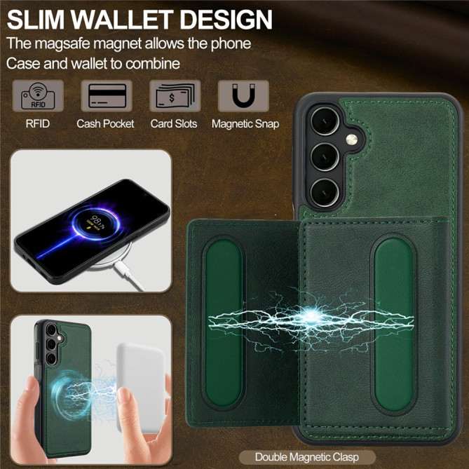 Coque Samsung Galaxy A37 LC.IMEEKE L5 Portefeuille Détachable