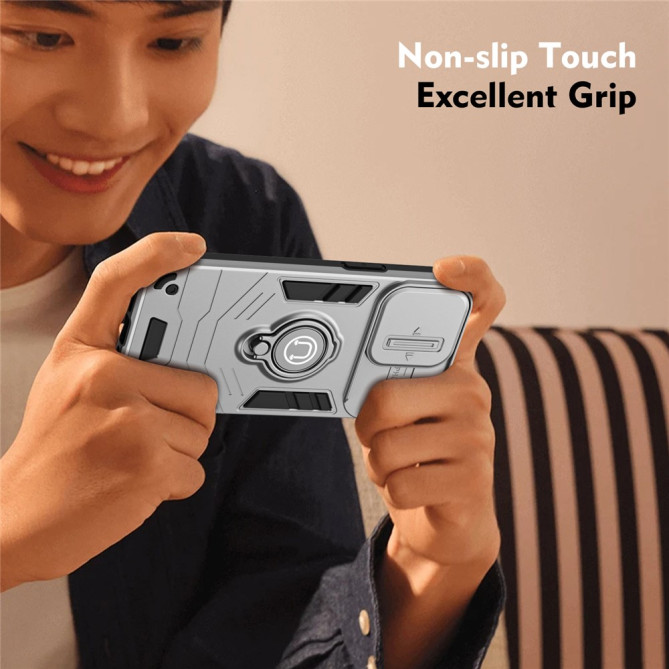 Coque Samsung Galaxy A37 TPU + PC Cache Caméra avec Support ALBA