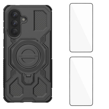 Coque Samsung Galaxy A37 WANLONFENG KJ TPU + PC Film inclus avec Support