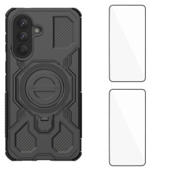 Coque Samsung Galaxy A37 WANLONFENG KJ TPU + PC Film inclus avec Support