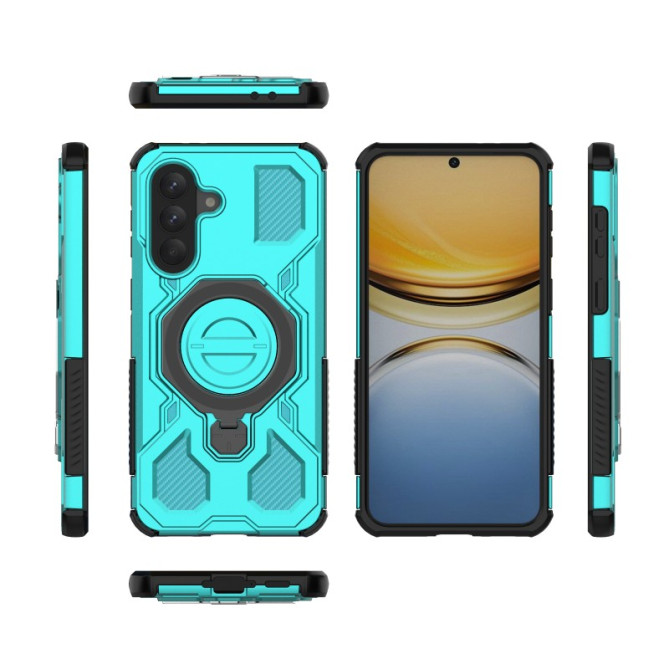 Coque Samsung Galaxy A37 WANLONFENG KJ TPU + PC Film inclus avec Support