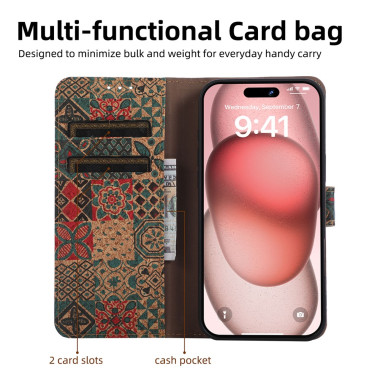 Housse Samsung Galaxy A37 Petals Portefeuille Support