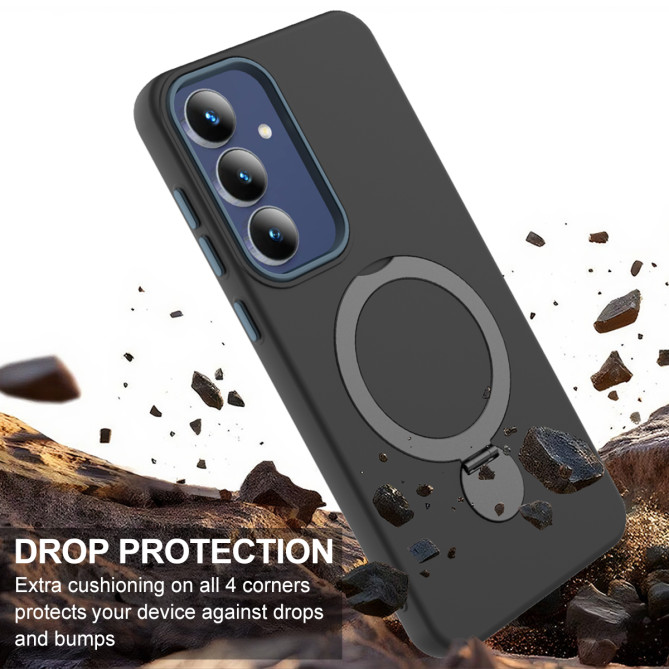 Coque Samsung Galaxy A37 TPU + PC Anneau Support ALBA