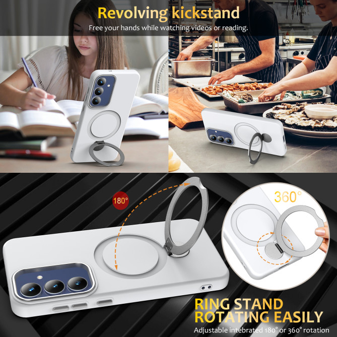 Coque Samsung Galaxy A37 TPU + PC Anneau Support ALBA