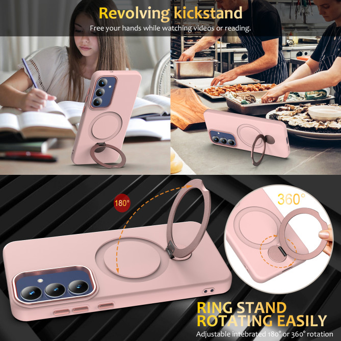 Coque Samsung Galaxy A37 TPU + PC Anneau Support ALBA