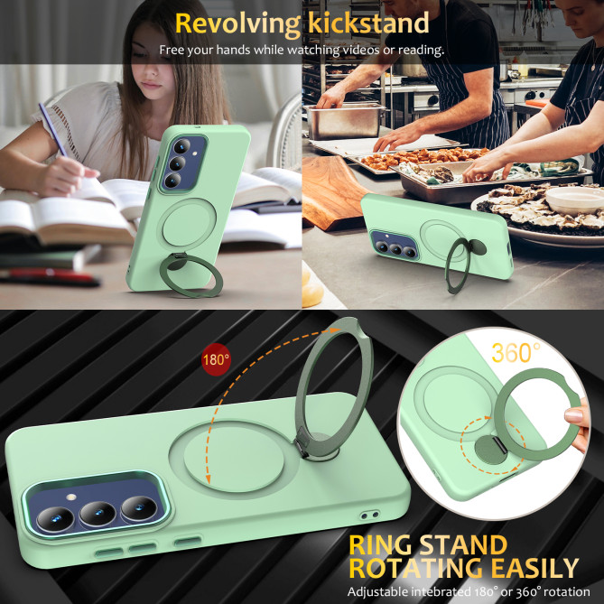 Coque Samsung Galaxy A37 TPU + PC Anneau Support ALBA