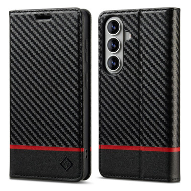 Housse Samsung Galaxy A37 LC.IMEEKE Rayures Portefeuille