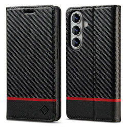 Housse Samsung Galaxy A37 LC.IMEEKE Rayures Portefeuille