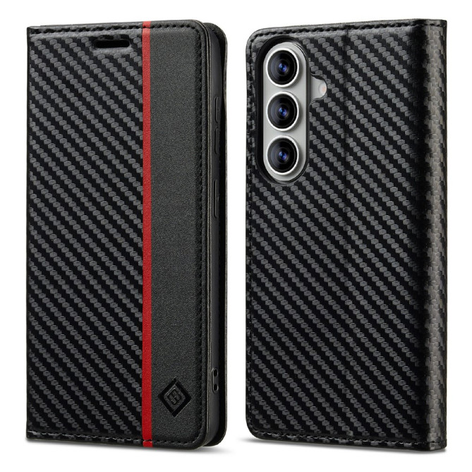 Housse Samsung Galaxy A37 LC.IMEEKE Rayures Portefeuille ALBA