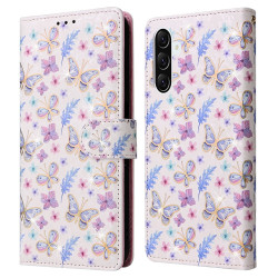 Housse Samsung Galaxy A37 Papillon Floral