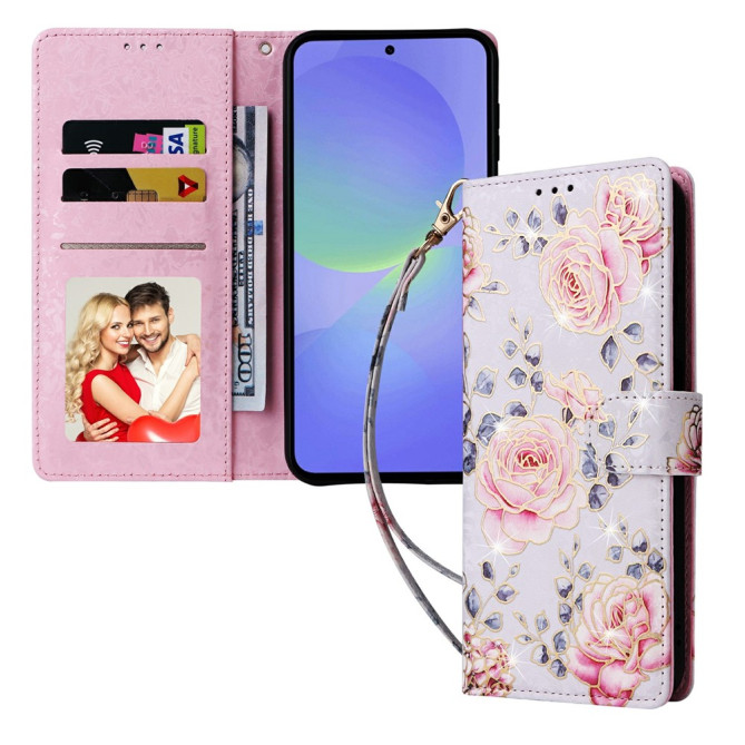 Housse Samsung Galaxy A37 Fleur Rose