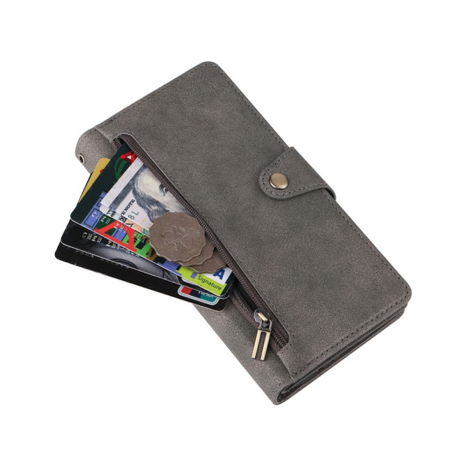 Housse Samsung Galaxy A37 Portefeuille Fermeture Éclair avec Dragonne