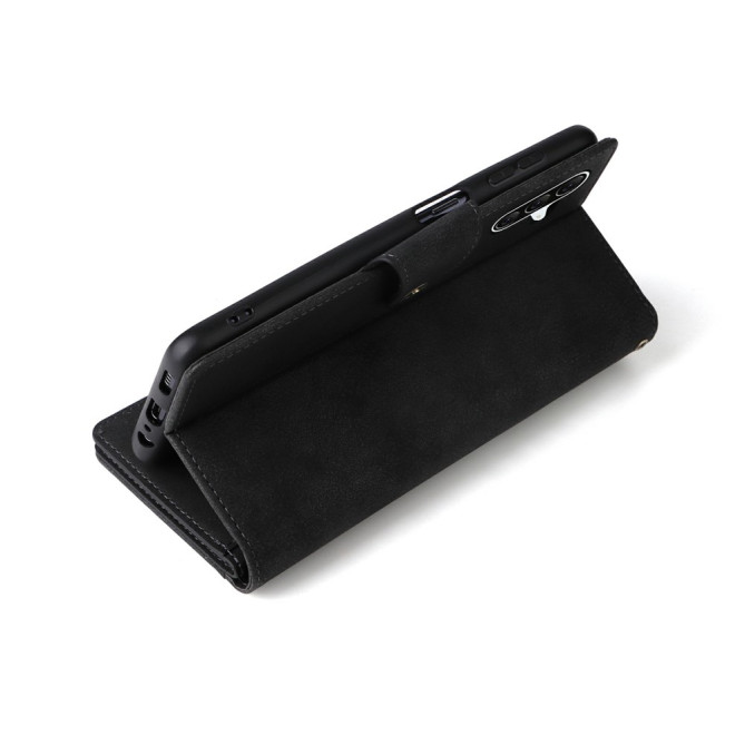 Housse Samsung Galaxy A37 Portefeuille Fermeture Éclair avec Dragonne