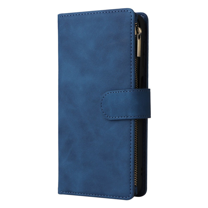 Housse Samsung Galaxy A37 Portefeuille Fermeture Éclair avec Dragonne ALBA