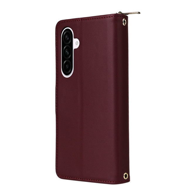 Housse Samsung Galaxy A37 Portefeuille Fermeture Éclair 9 Cartes BRIA