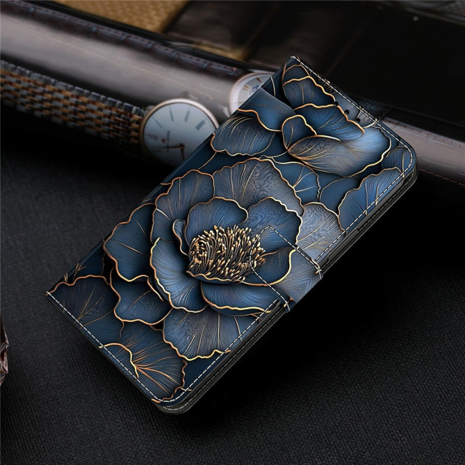 Housse Samsung Galaxy A37 Pivoine Portefeuille Support ALBA