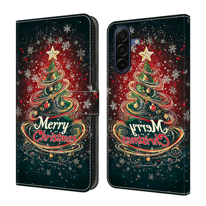 Housse Samsung Galaxy A37 Christmas Tree Portefeuille Support