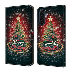 Housse Samsung Galaxy A37 Christmas Tree Portefeuille Support