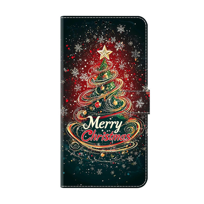 Housse Samsung Galaxy A37 Christmas Tree Portefeuille Support