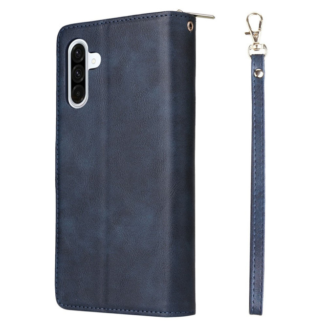 Housse Samsung Galaxy A37 Portefeuille Fermeture Éclair 9 Cartes CARA