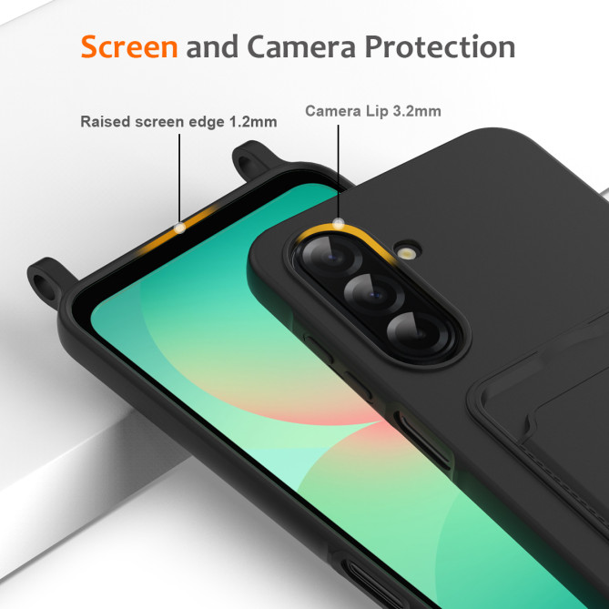 Coque Samsung Galaxy A37 Portefeuille Silicone Liquide ALBA