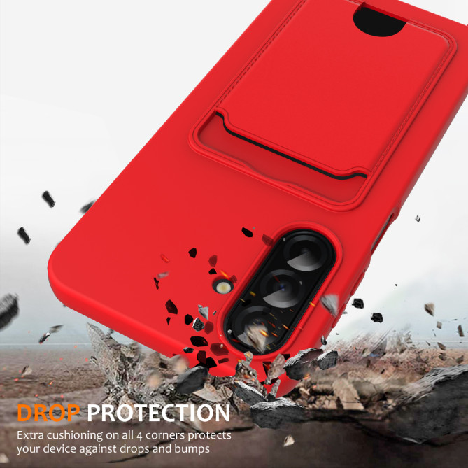 Coque Samsung Galaxy A37 Portefeuille Silicone Liquide ALBA