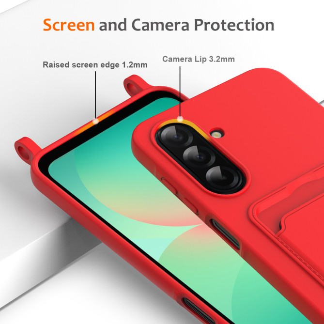 Coque Samsung Galaxy A37 Portefeuille Silicone Liquide ALBA