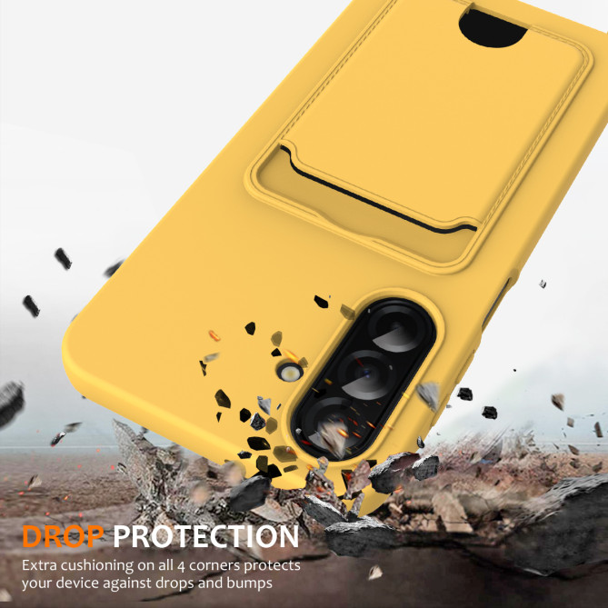 Coque Samsung Galaxy A37 Portefeuille Silicone Liquide ALBA