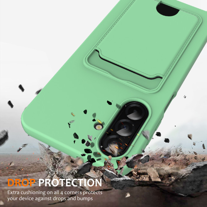 Coque Samsung Galaxy A37 Portefeuille Silicone Liquide ALBA