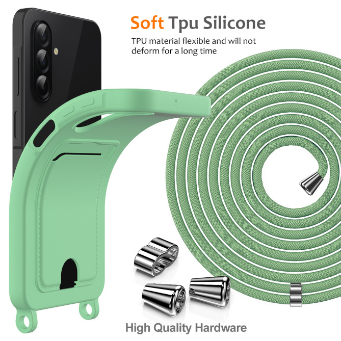 Coque Samsung Galaxy A37 Portefeuille Silicone Liquide ALBA