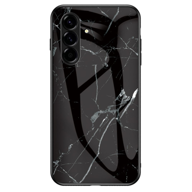 Coque Samsung Galaxy A37 Marbre Noir Verre Trempé