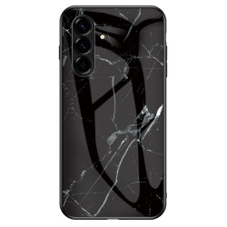 Coque Samsung Galaxy A37 Marbre Noir Verre Trempé