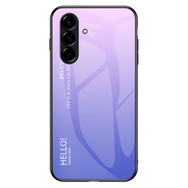 Coque Samsung Galaxy A37 Dégradé Lilas Verre Trempé