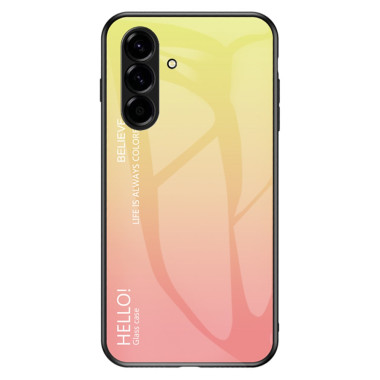 Coque Samsung Galaxy A37 Dégradé Jaune Verre Trempé