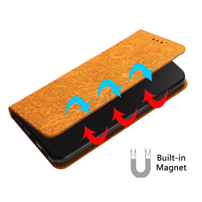 Housse Samsung Galaxy A37 Fleurs Portefeuille Support ALBA