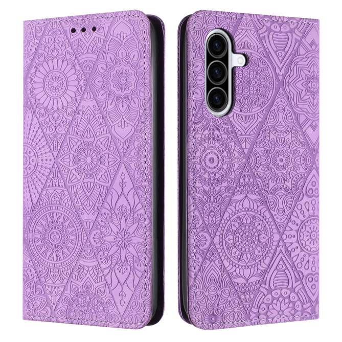 Housse Samsung Galaxy A37 Fleurs Portefeuille Support ALBA